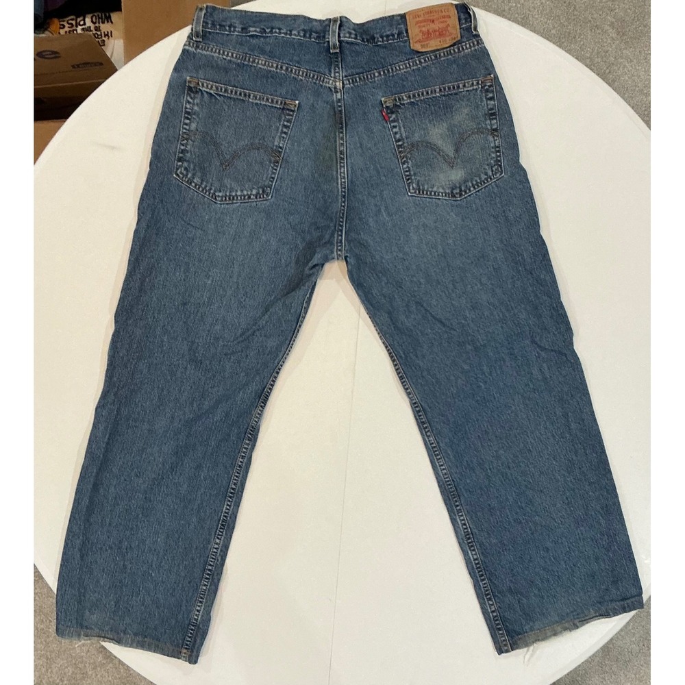 VTG Y2K Levis 569 Baggy Wide Leg Loose Straight Jeans 36x34 Skater Streetwear